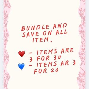 Red and Blue Heart Bundle Offer